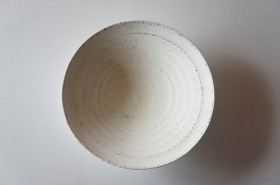 二階堂明弘 焼締めボウル 白 2客セット 二階堂明弘 | うつわ楓 通販