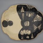 青木寿美子　ハンドル付き小鉢 青木寿美子作 カップ＆ソーサー＠ギャラリー共栄窯